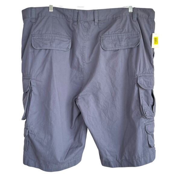 Roundtree & Yorke Casuals Mens Classic Fit Cargo Shorts Gray Size 50 New NWT - Picture 2 of 11